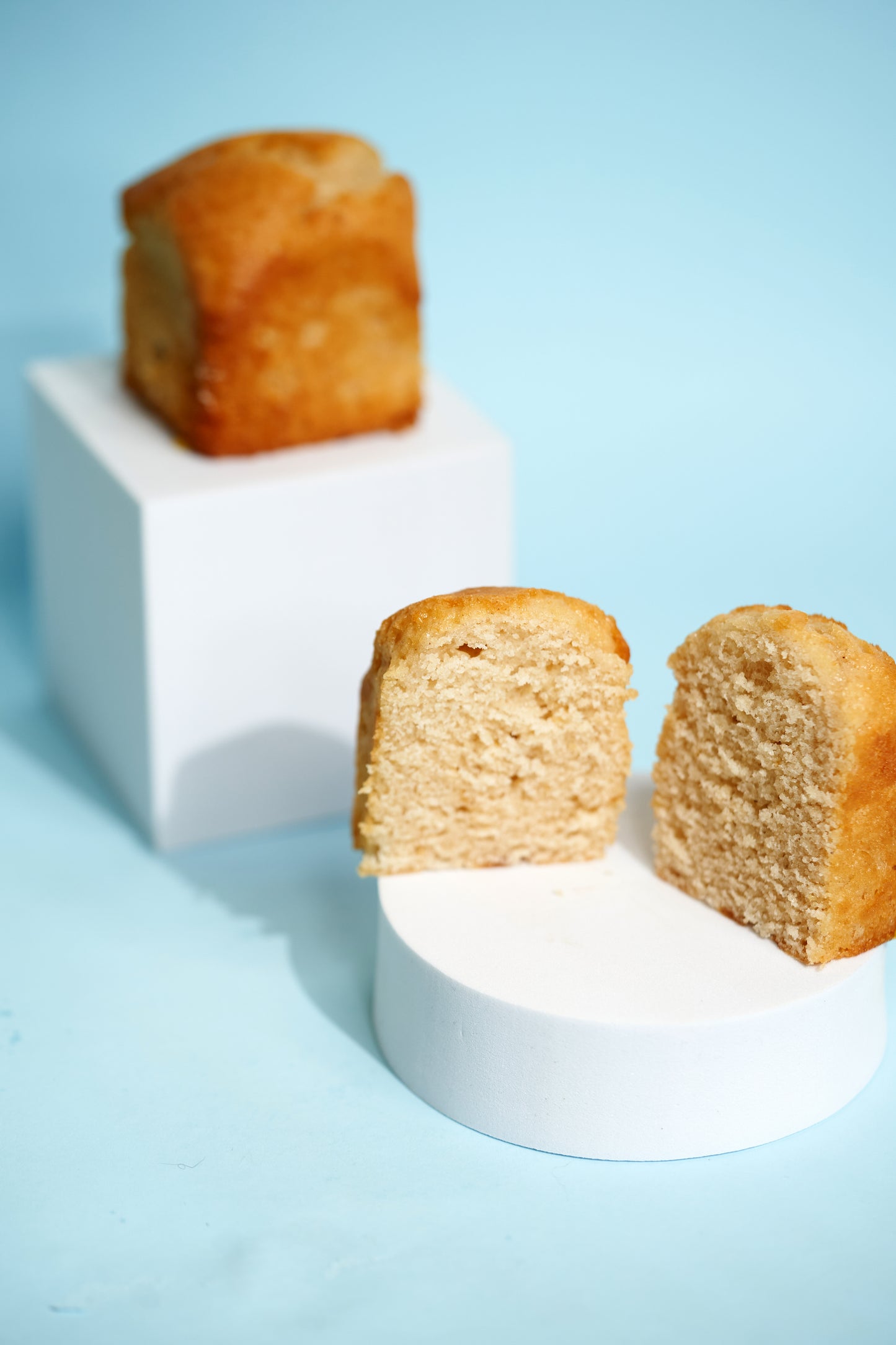 Vanilla Tea Cake - no added sugar & gluten free - eggless