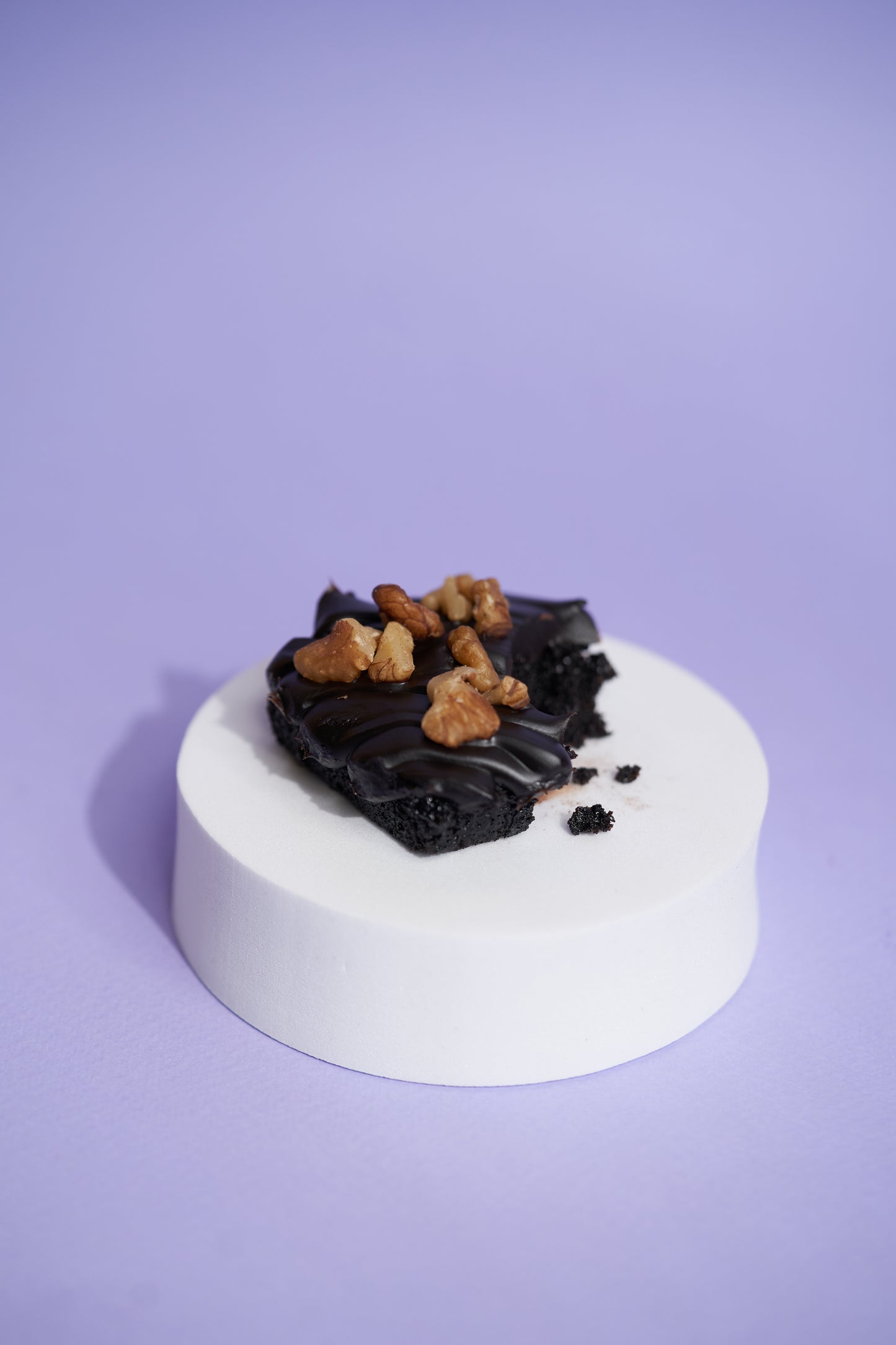 Chocolate Walnut Brownie - eggless