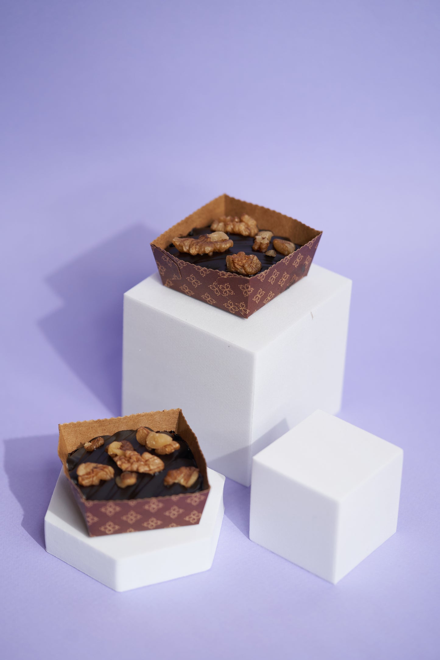 Chocolate Walnut Brownie - eggless