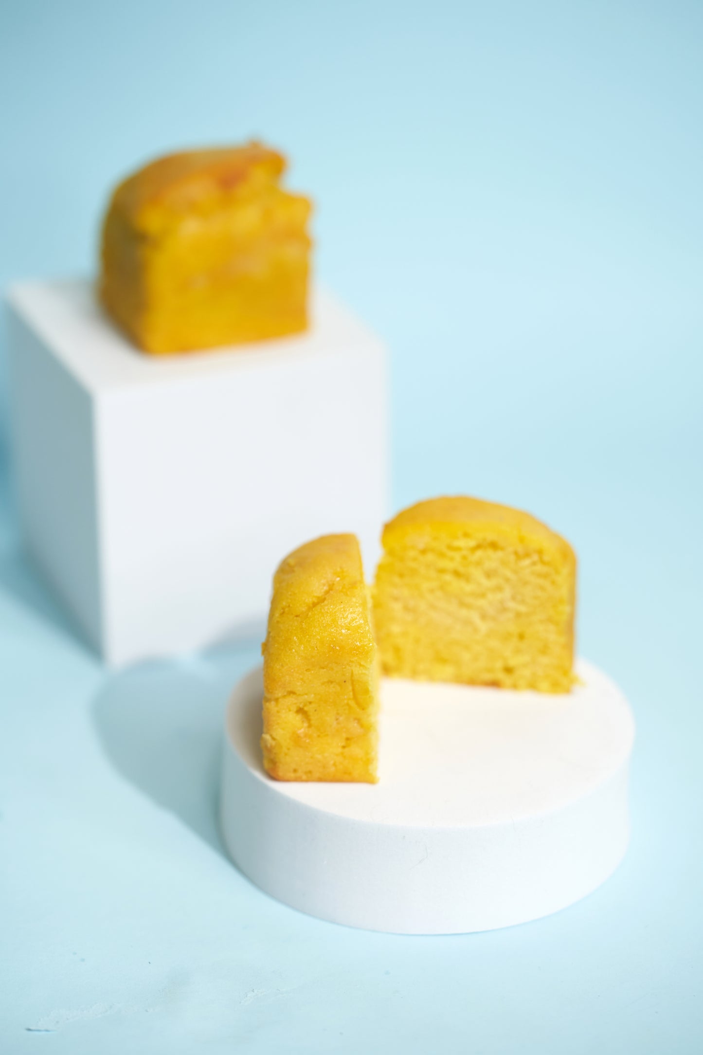 Lemon Tea Cake - no added sugar & gluten free - eggless