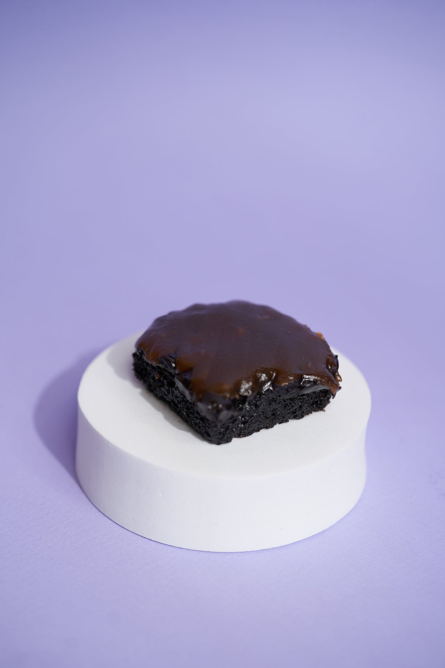 Sea salt caramel brownie - eggless