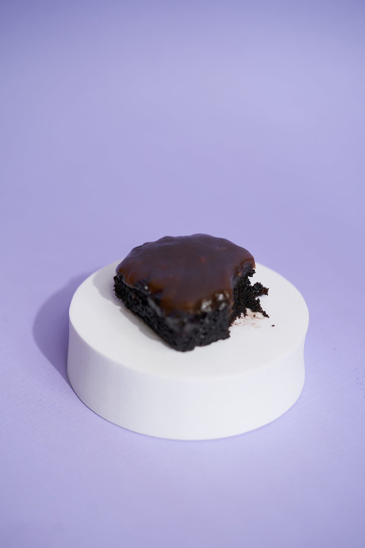 Sea salt caramel brownie - eggless