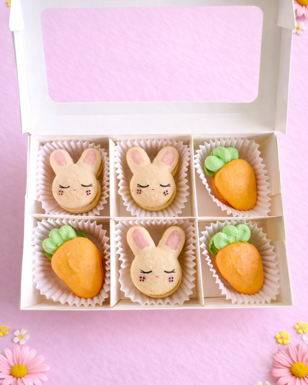Easter Shaped Macaron Box (6 pcs)