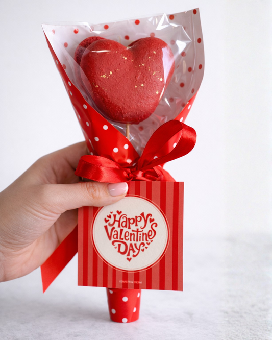 Heart Macaron Bouquet