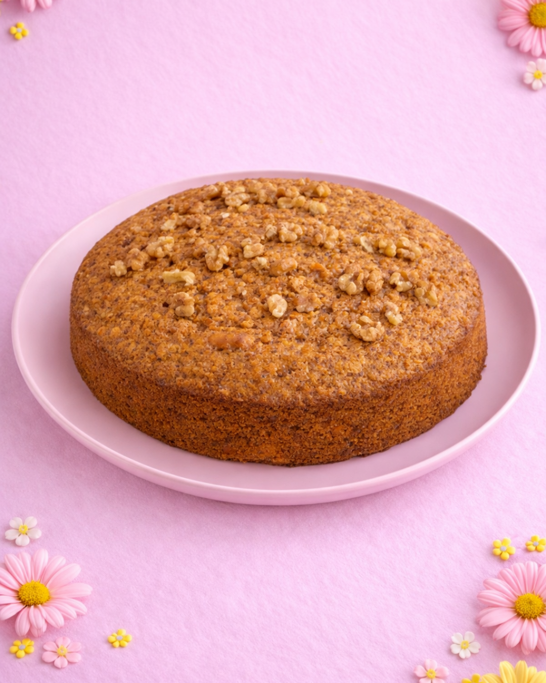 Carrot Cake (Gluten Free, No Added Sugar)