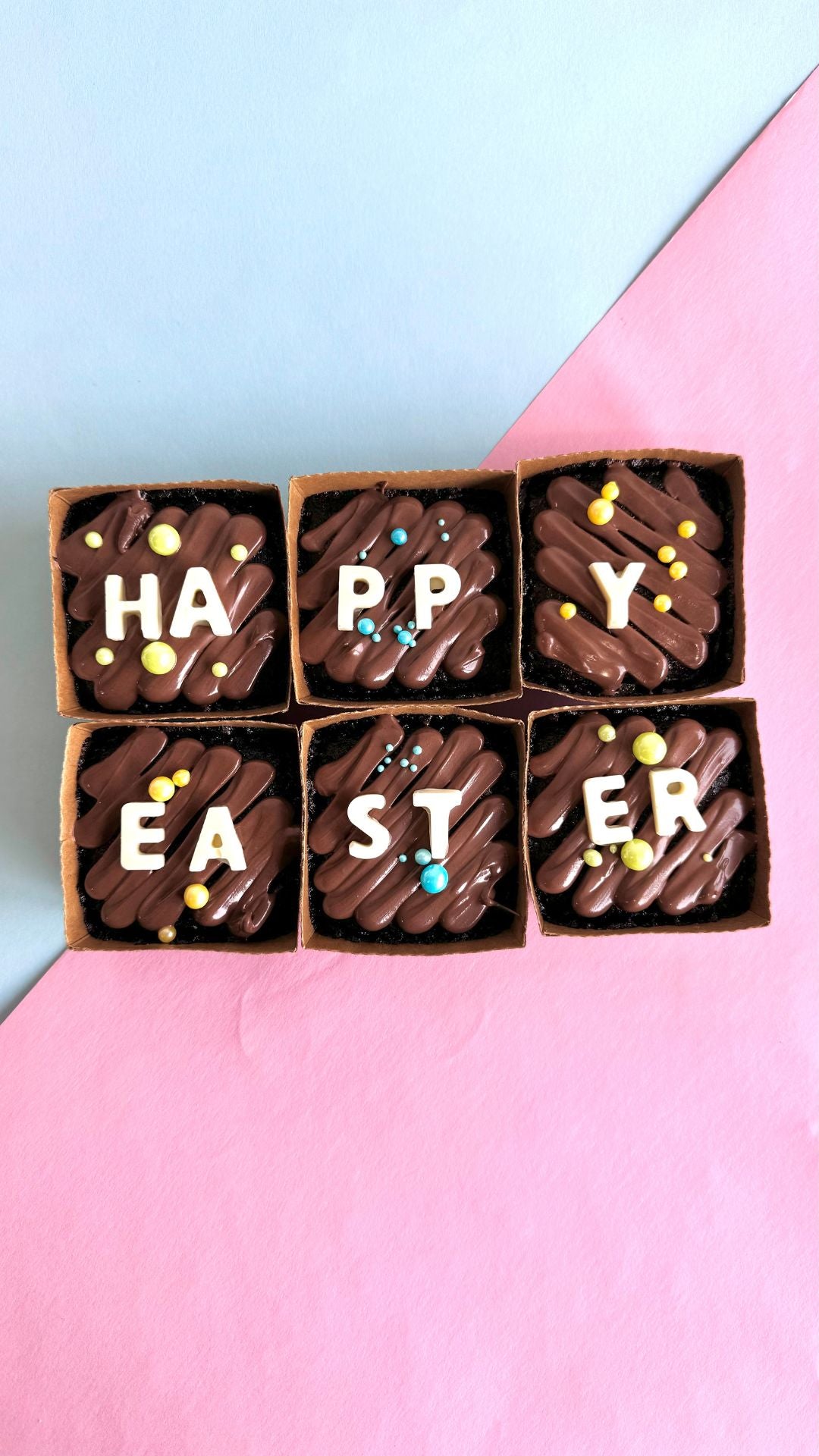 Brownies with Custom Message