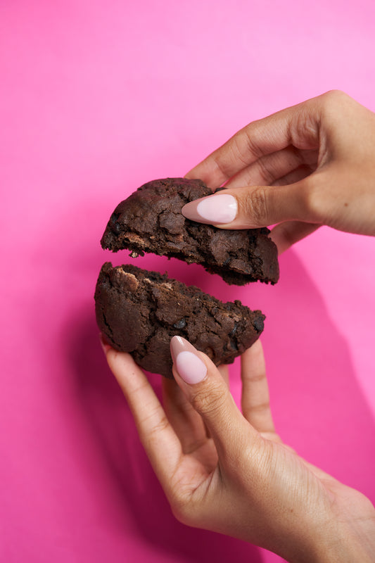Double Chocolate Cookie - eggless