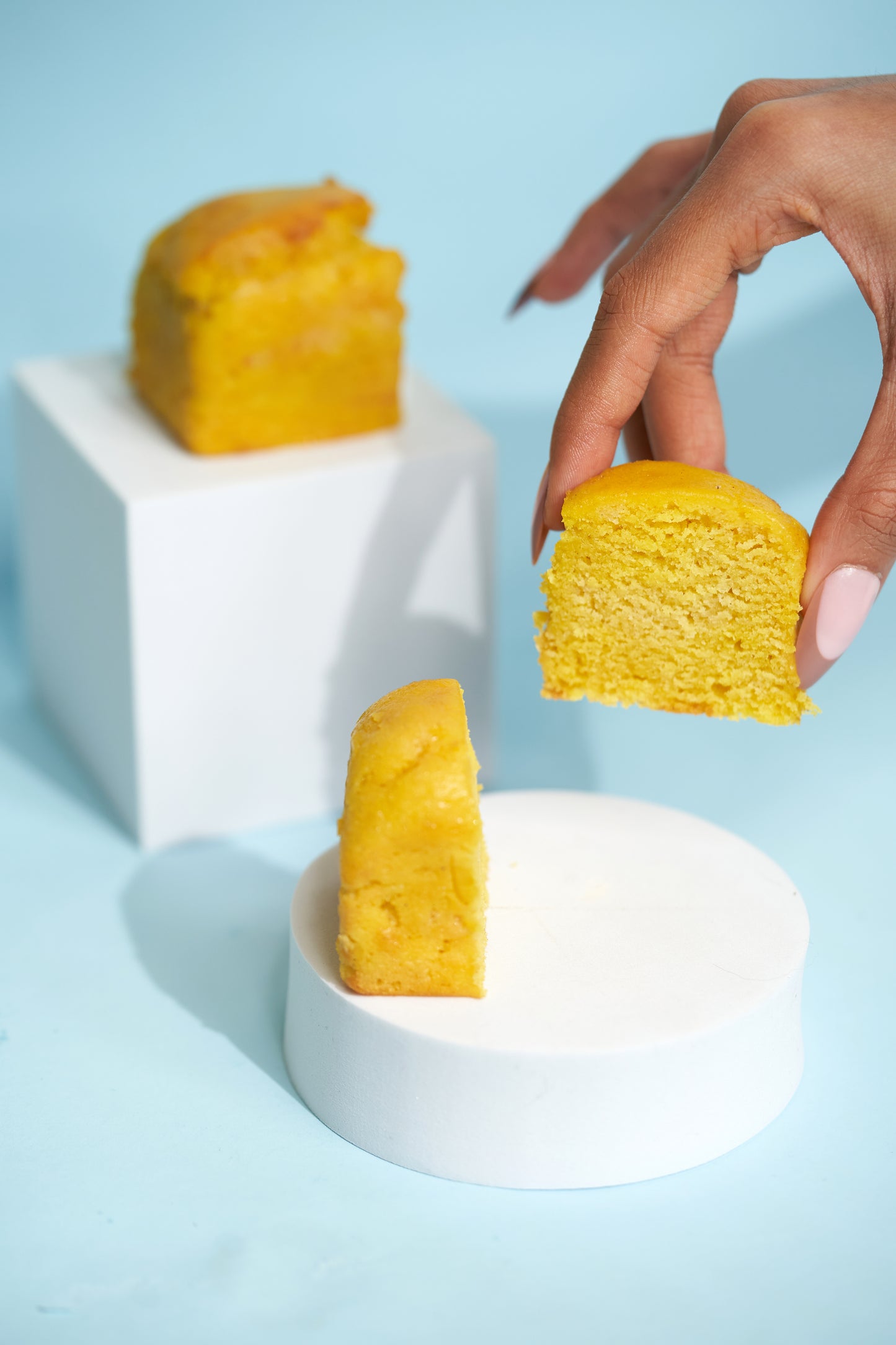 Lemon Tea Cake - no added sugar & gluten free - eggless
